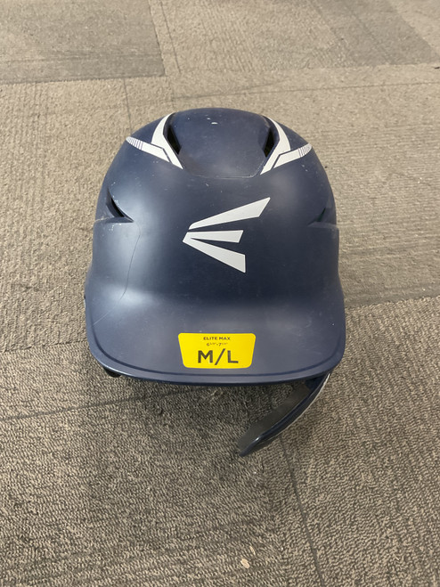 Vist Large View of Product Image Which is Used Easton ELITE MAX BH Batting Helmet No Mask Navy Blue M/L