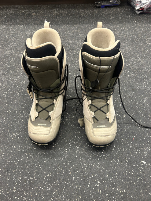 Vist Large View of Product Image Which is Used Salomon CLEAVER Mens Snowboard Boots Brown Senior 12