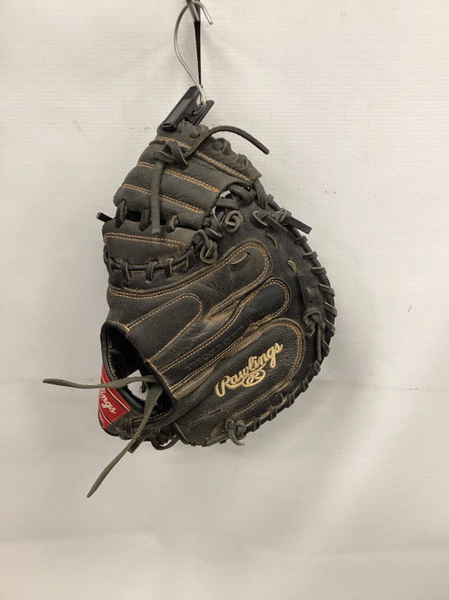 Vist Large View of Product Image Which is Used Rawlings RENEGADE BB/SB Catchers LH Throw Black 32 1/2"