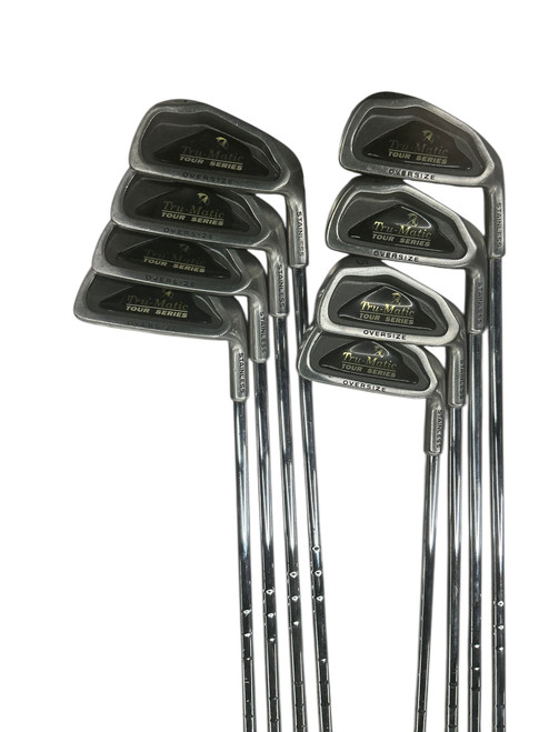 Vist Large View of Product Image Which is Used Arnold Palmer TRU-MATIC TOUR SERIES OS Mens Iron Set RH 3I-PW