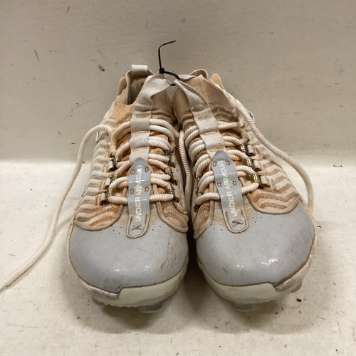 Vist Large View of Product Image Which is Used Under Armour BH SHOW BB/SB Cleats White Senior 10