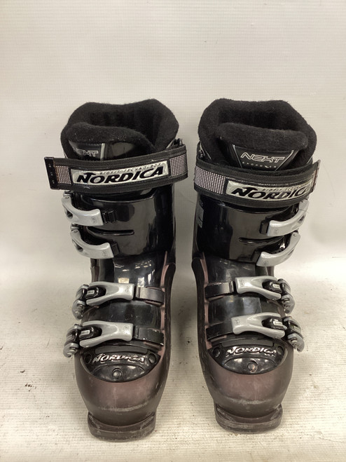 Vist Large View of Product Image Which is Used Nordica NEXT 7.0 Womens DH Ski Boot Black 225 MP - J04.5 - W5.5
