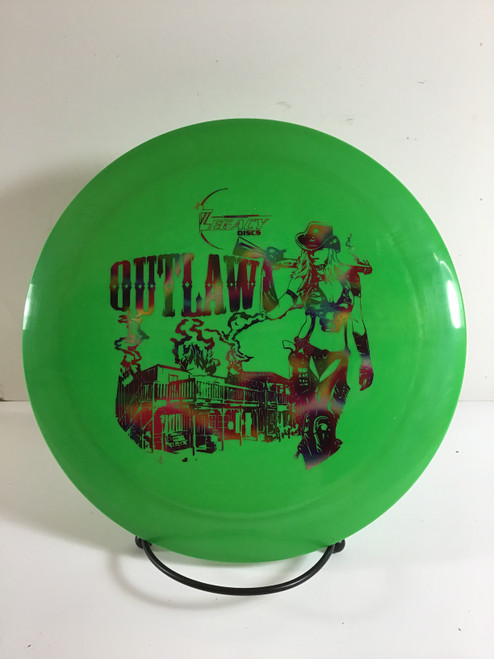 Vist Large View of Product Image Which is Used Legacy ICON OUTLAW Disc Golf Driver Green 176g