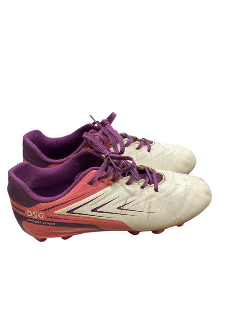 Vist Large View of Product Image Which is Used Dsg Soccer Cleats White Senior 6