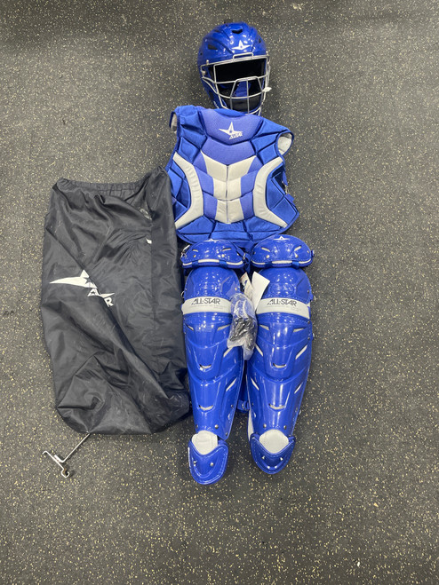 Vist Large View of Product Image Which is Used All-Star 3 PC CATCHERS SET Catchers Helmet w/Mask None One Size
