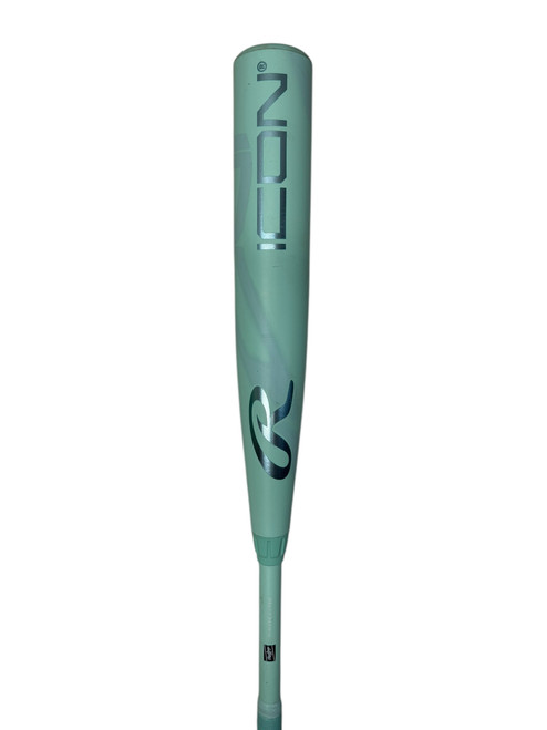 Vist Large View of Product Image Which is Used 2026 Rawlings Icon RBB6I3 33/30 -3 BBCOR Bat - Turquoise