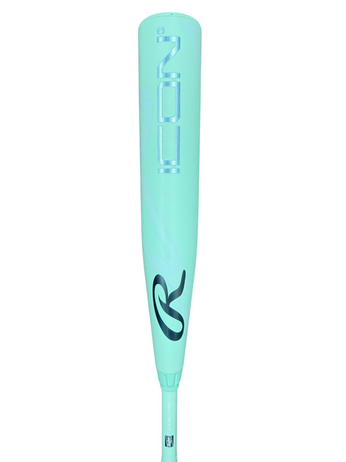 Vist Large View of Product Image Which is Used 2026 Rawlings Icon RUT6I5 31/26 -5 USSSA 2 3/4” Bat - Turquoise