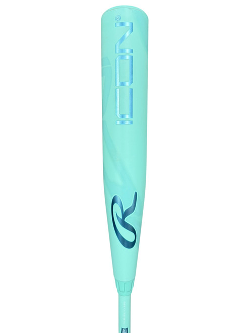 Vist Large View of Product Image Which is Used 2026 Rawlings Icon RUT6I8 30/22 -8 USSSA 2 3/4” Bat - Turquoise