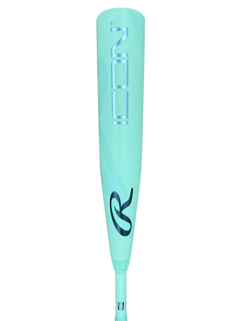 Vist Large View of Product Image Which is Used 2026 Rawlings Icon RUT6I10 29/19 -10 USSSA 2 3/4” Bat - Turquoise