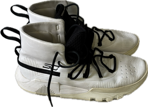 Vist Large View of Product Image Which is Used Under Armour Basketball Shoes M White Senior 9