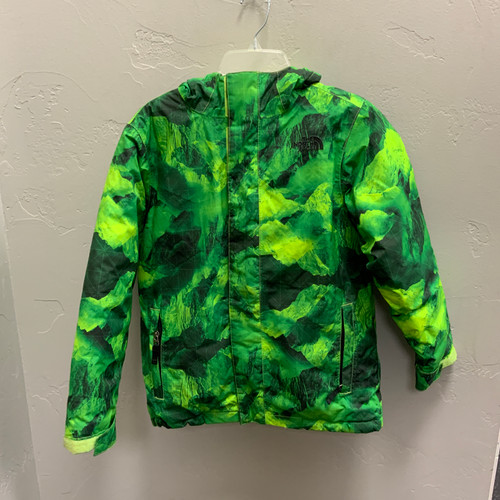 Vist Large View of Product Image Which is Used The North Face 10-12 Outerwear Heavy Jacket Y Green MD