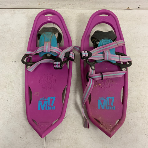 Vist Large View of Product Image Which is Used Atlas Snowshoes Boys Pink 17"