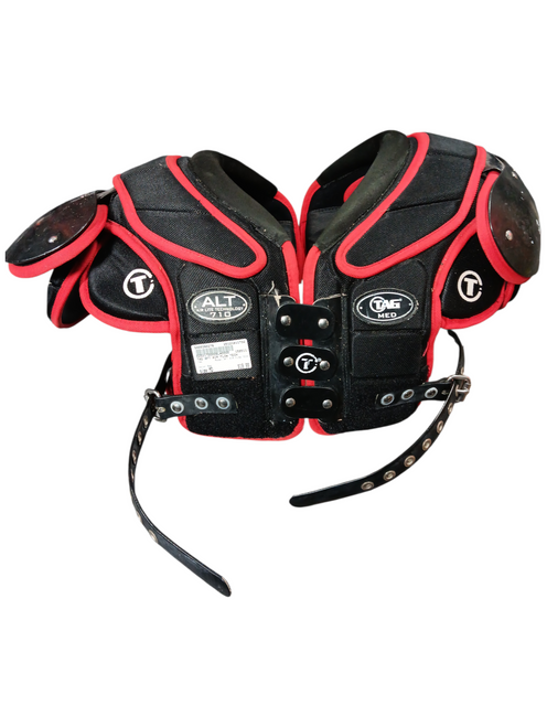 Vist Large View of Product Image Which is Used TAG AFT AIR FLOW TECH FB Shoulder Pads Red MD