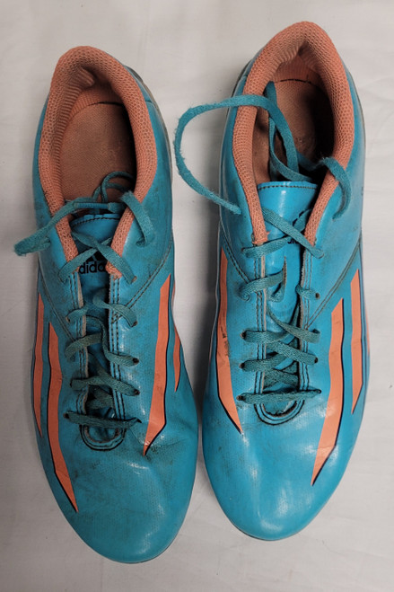 Vist Large View of Product Image Which is Used Adidas Soccer Cleats Black Youth 10.5