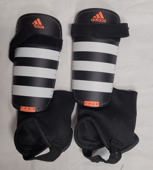 Vist Large View of Product Image Which is Used Adidas Soccer Shin Guards Youth Black XS