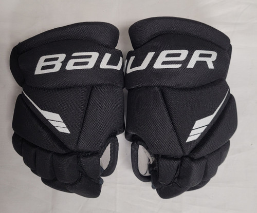 Vist Large View of Product Image Which is Used Bauer LIL SPORT GLOVE Youth Gloves Black 9"