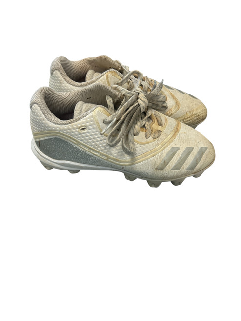 Vist Large View of Product Image Which is Used Adidas ARTG28290 BB/SB Cleats White And Grey Junior 03