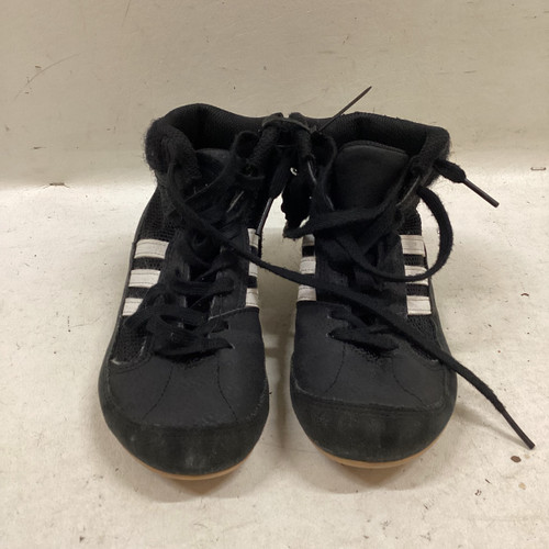 Vist Large View of Product Image Which is Used Adidas Wrestling Shoes Black Youth 12.0