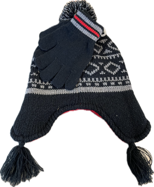 Vist Large View of Product Image Which is Used Outerwear Boys Hat Black