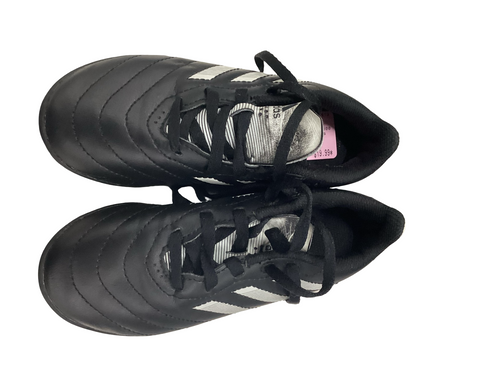 Vist Large View of Product Image Which is Used Adidas Soccer Turf Shoes Black Youth 12.5