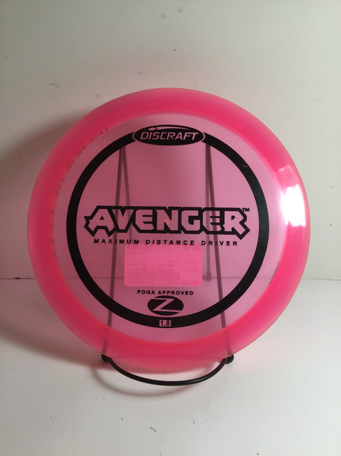 Vist Large View of Product Image Which is Used Discraft Z AVENGER Disc Golf Driver Pink 170g