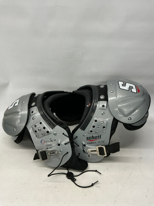 Vist Large View of Product Image Which is Used Schutt Y FLEX 80005 FB Shoulder Pads Grey XS