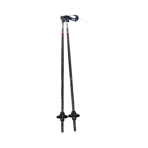 Vist Large View of Product Image Which is Used LEKI QNTM POLES Mens DH Ski Pole Black 115 cm / 46 in