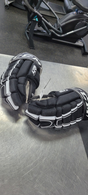 Vist Large View of Product Image Which is Used CCM TACKS 12 Senior Gloves Black 12"