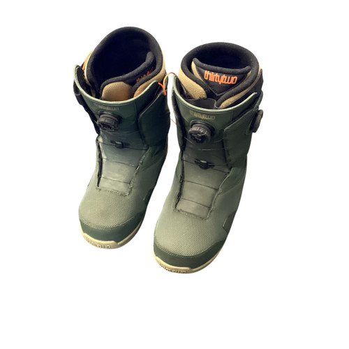 Vist Large View of Product Image Which is ThirtyTwo TM2 DOUBLE BOA 12 Mens Snowboard Boots Dark Green Used