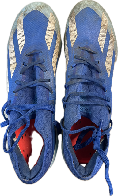 Vist Large View of Product Image Which is Used Adidas Soccer Cleats Royal Blue Senior 8