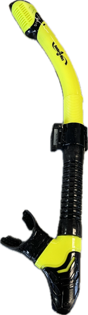 Vist Large View of Product Image Which is Used Scuba Max DRY PRO Underwater Snorkel Yellow