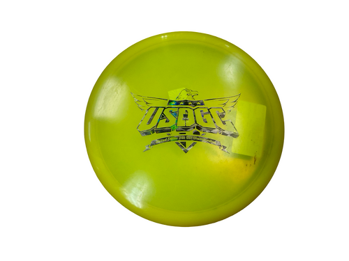 Vist Large View of Product Image Which is Used Innova CHAMP USDGC Disc Golf Mid Range Yellow 175g