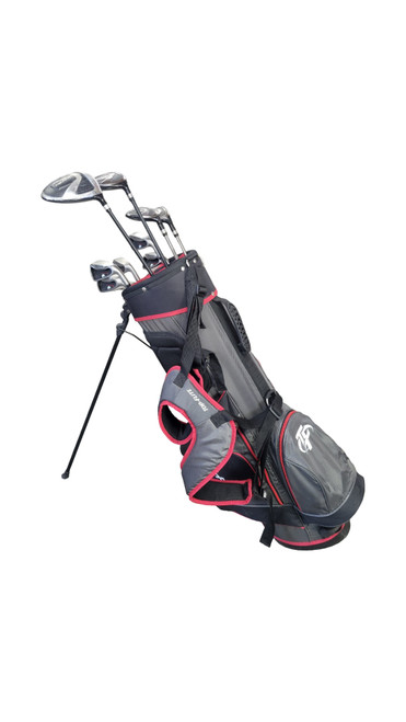 Vist Large View of Product Image Which is Used Top Flite GOLF SET Mens Package Set RH Black 10 Piece