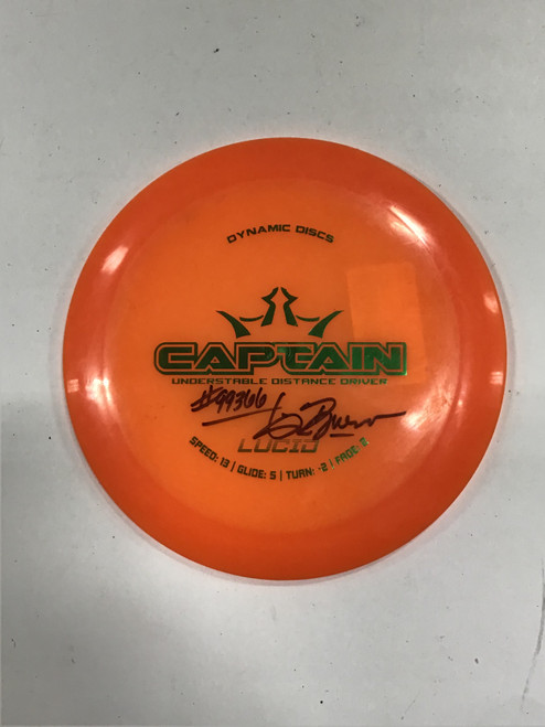 Vist Large View of Product Image Which is Used Dynamic Discs LUCID CAPTAIN Disc Golf Driver Orange 177g