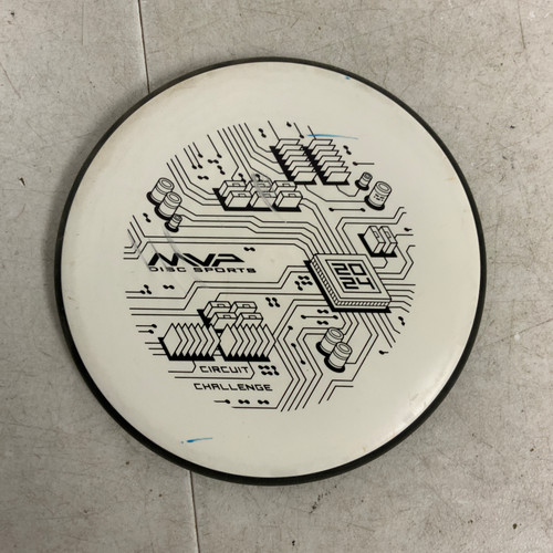 Vist Large View of Product Image Which is Used MVP FISSION WATT Disc Golf Putter White 172g