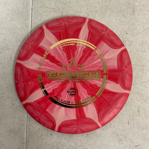 Vist Large View of Product Image Which is Used Dynamic Discs PRIME BURST TRUTH Disc Golf Mid Range Red 174g