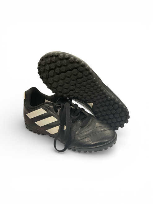 Vist Large View of Product Image Which is Used Adidas Soccer Turf Shoes Black Youth 13.0