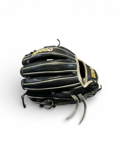 Vist Large View of Product Image Which is Used Wilson SC86 BB/SB Glove RH Throw Black 11 1/2"