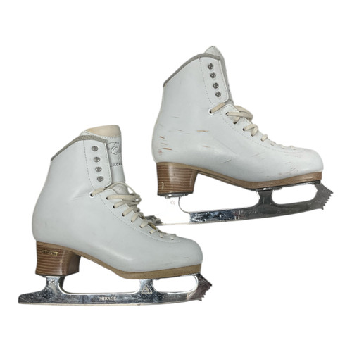 Vist Large View of Product Image Which is Used Jackson ELLE WomensFigure Skate White Senior 6.5