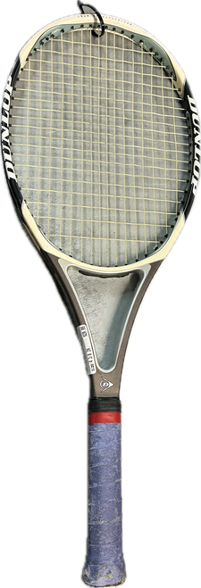 Vist Large View of Product Image Which is Used Dunlop Racquets SMOKE AEROGEL Adult Tennis Racquet Grey 4 3/8