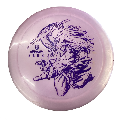 Vist Large View of Product Image Which is Used Discraft ZEUS Disc Golf Driver Pink