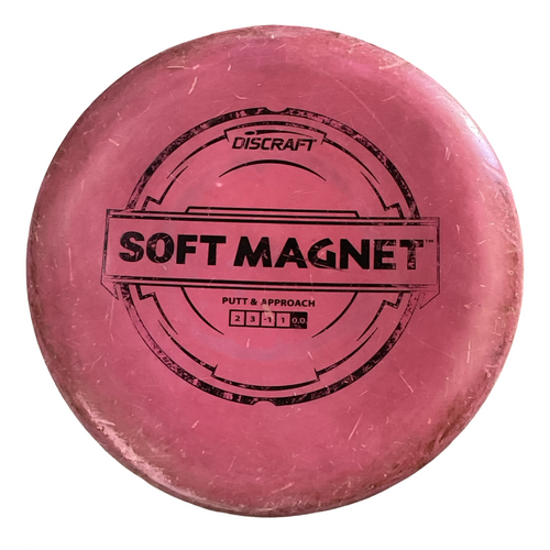 Vist Large View of Product Image Which is Used Discraft SOFT MAGNET Disc Golf Putter Red