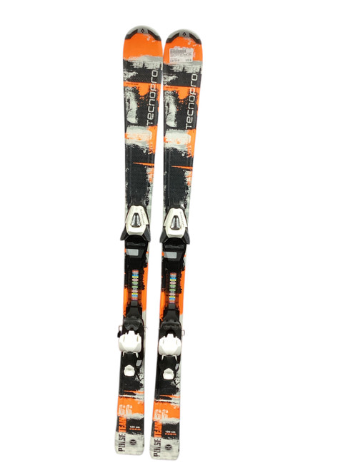 Vist Large View of Product Image Which is Used Tecno Pro PULSE TEAM 66 Boys DH Ski/Binding Black 120 cm