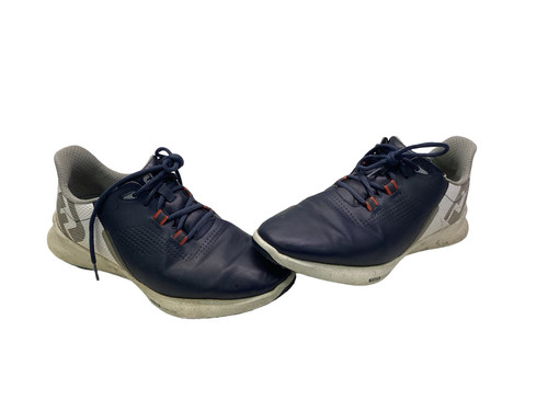 Vist Large View of Product Image Which is Used Mens Golf Shoes Black And Navy Blue Senior 8.5