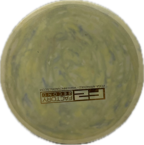 Vist Large View of Product Image Which is Used Innova F2 FACTORY 2ECOND Disc Golf Mid Range Beige