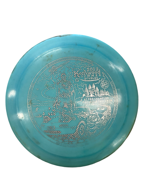Vist Large View of Product Image Which is Used Discraft KENTWOOD SUMMER DOUBLES Disc Golf Driver Royal Blue