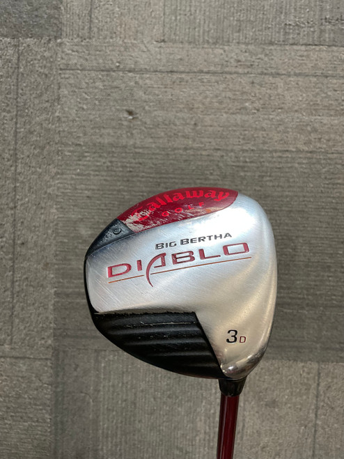 Vist Large View of Product Image Which is Used Callaway BIG BERTHA DIABLO Mens Fairway Wood RH 3 Wood