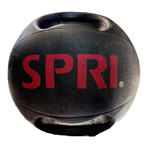 Vist Large View of Product Image Which is Used SPRI Medicine Ball Black 8 lb