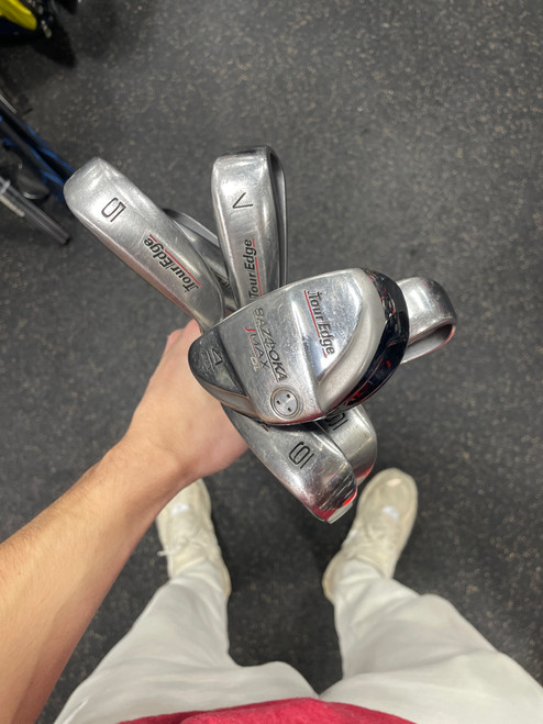 Vist Large View of Product Image Which is Used Tour Edge BAZOOKA Mens Iron Set LH 4I-PW