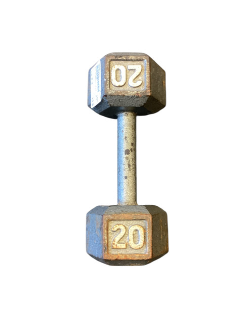 Vist Large View of Product Image Which is Used Hex Dumbbell (Each) 20 lb